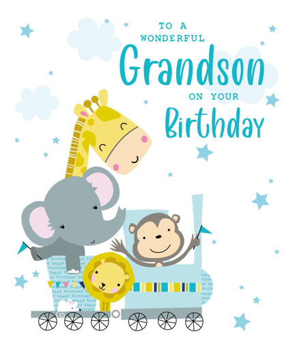 Picture of GRANDSON BIRTHDAY CARD